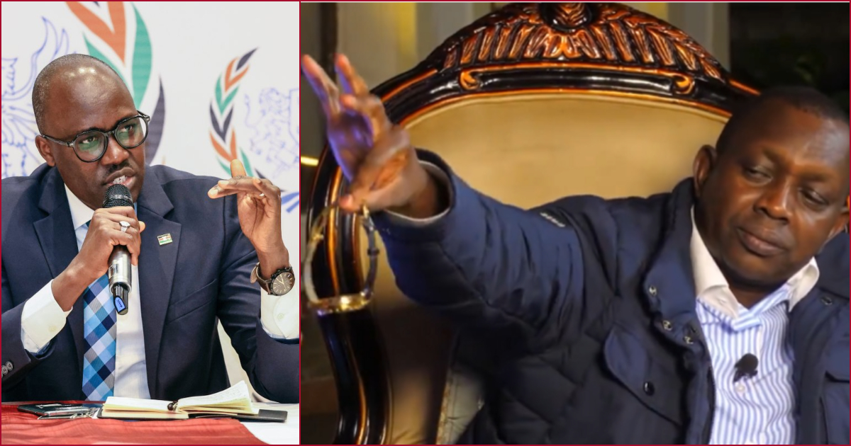 Foreign Affairs PS Korir Sing'oei hit on Oscar Sudi over his display of an expensive watch.